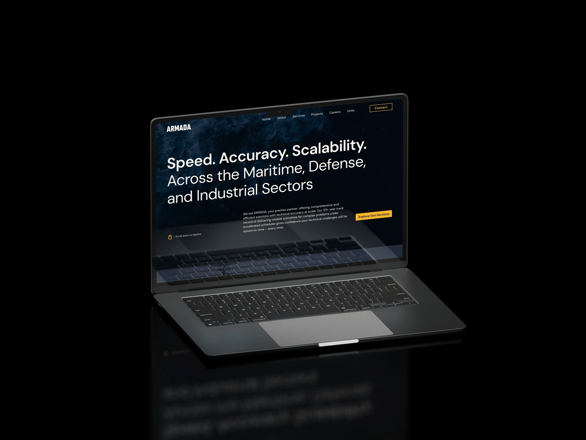 Armada website — home