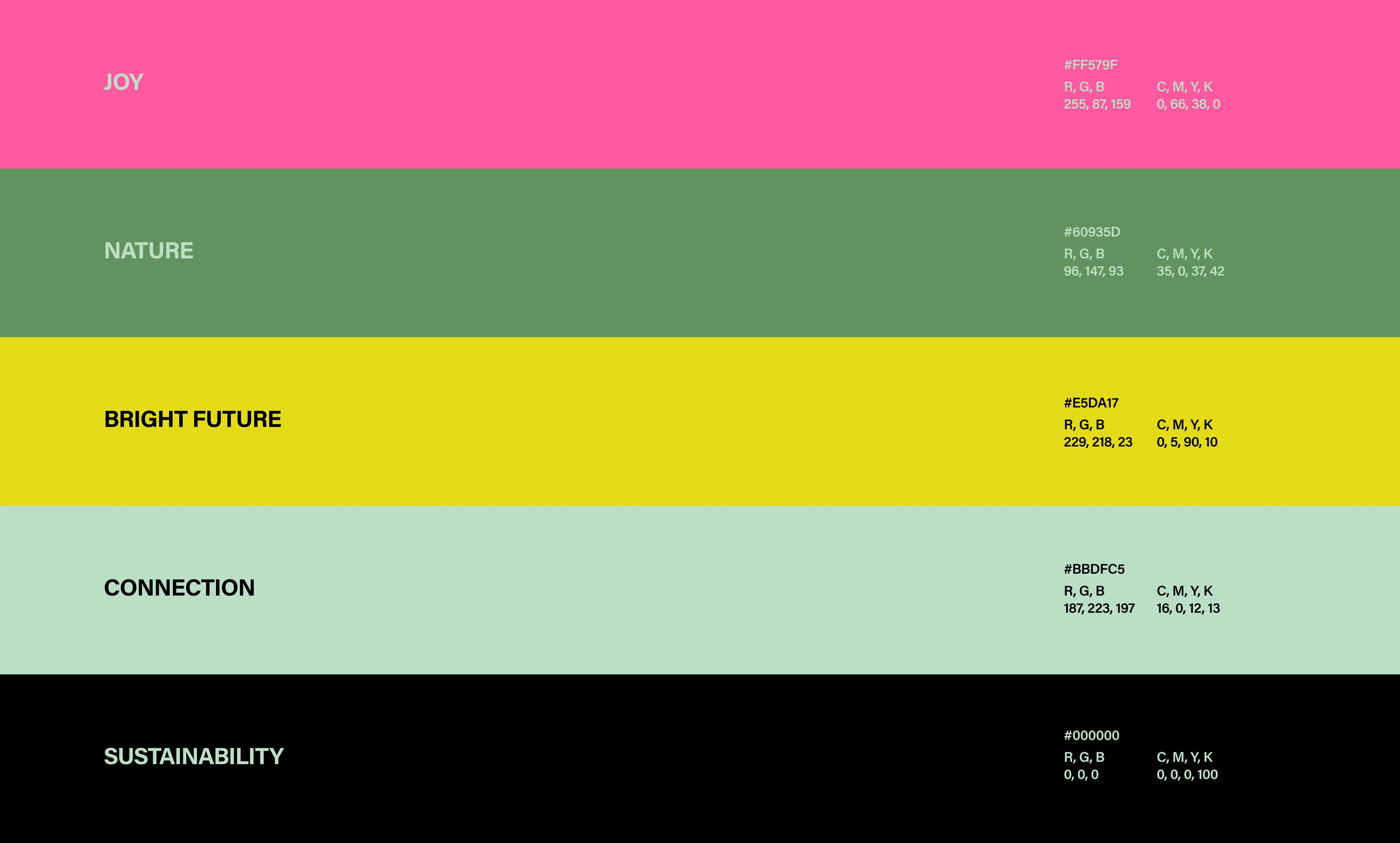 FSON — colour palette