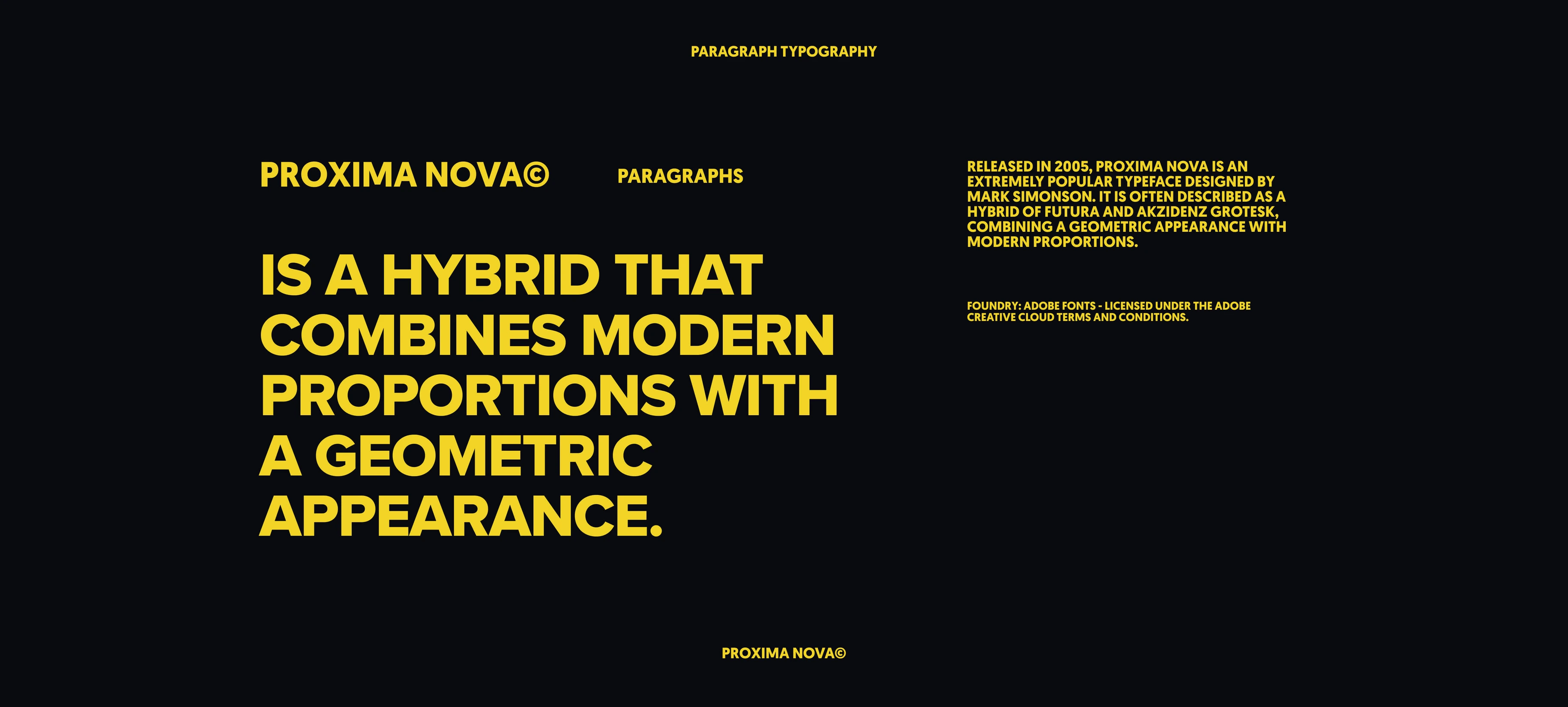 Inside South Florida — typography