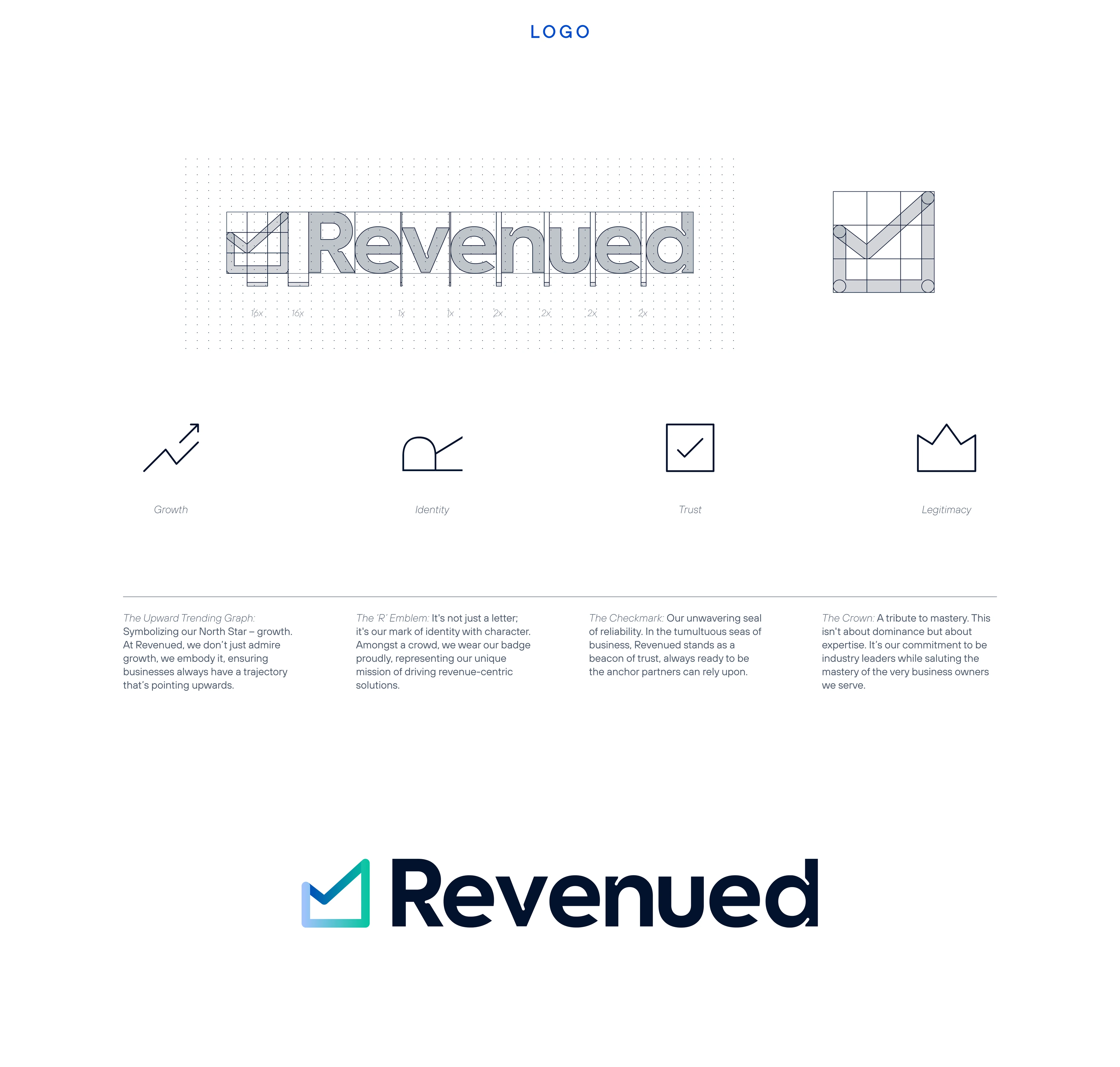 Revenued — logo construction