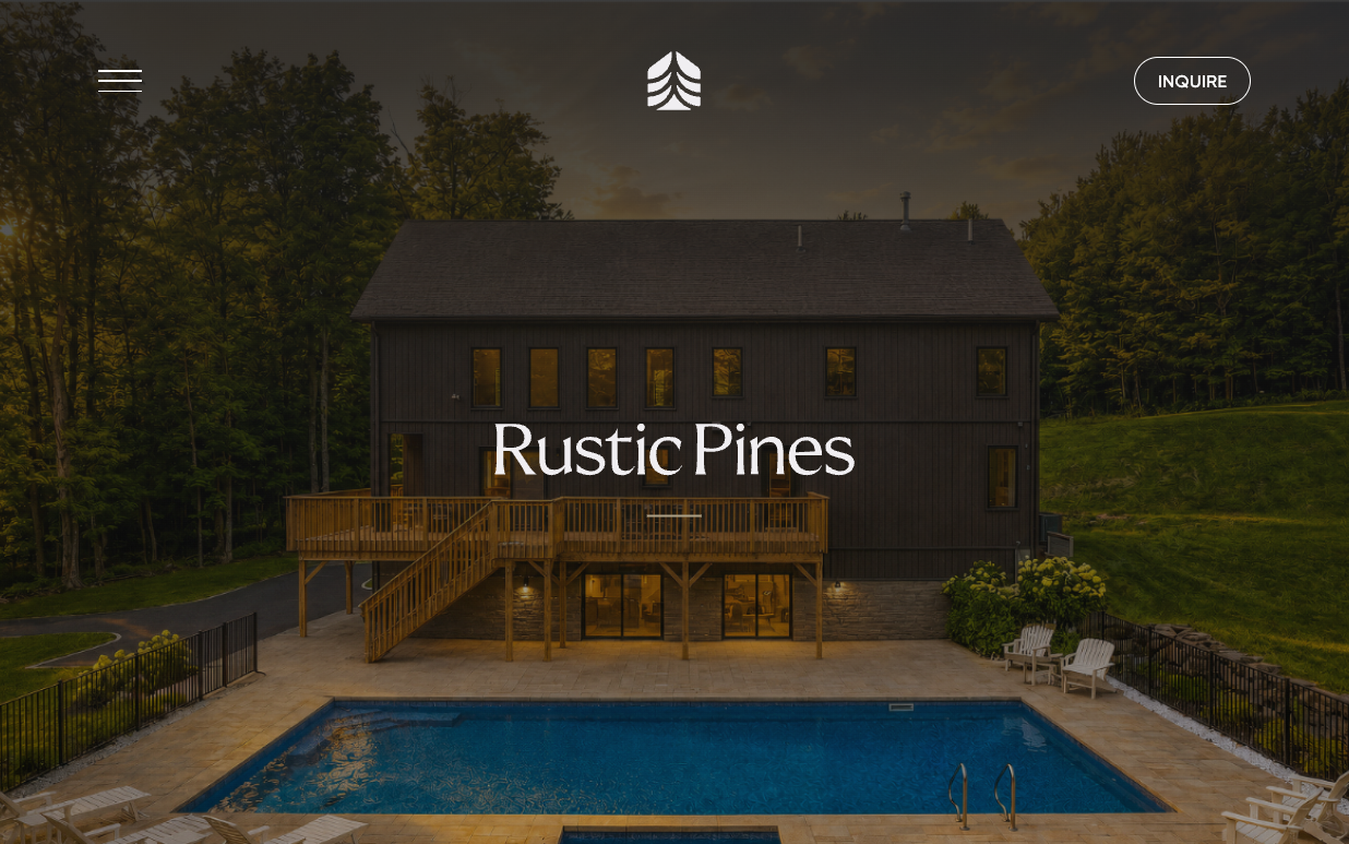 Rustic Pines — website